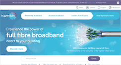 Desktop Screenshot of hyperoptic.com